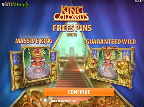 king colossus game  Conclusion – A King-like Surprise for fans of slot machines 